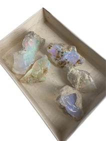 (5) Loose Raw Uncut Opals