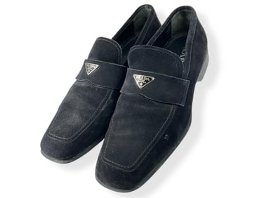 Menís Suede Prada Loafers