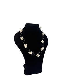 Sterling Silver and Pearls Necklace