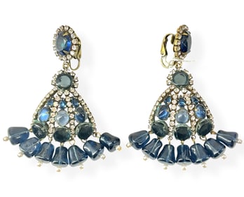 Opulent Kenneth Jay Lane Fashion Earrings