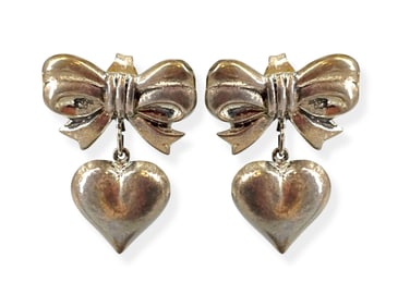 Pair of Sterling Silver Dangle Earrings