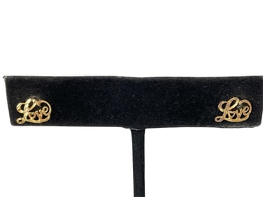 Pair of 14kt Yellow Gold Earrings