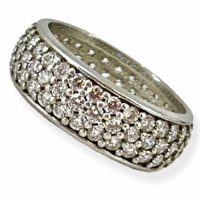 Sterling Silver and CZ Stones Ring