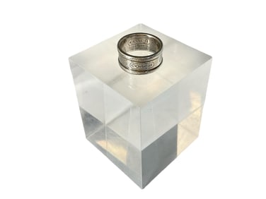 Sterling Silver Ring By Coach