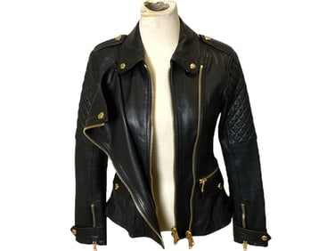 Like New Burberry Leather Jacket