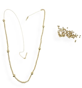 14kt Yellow Gold "Add-A-Bead" Necklace - Damaged