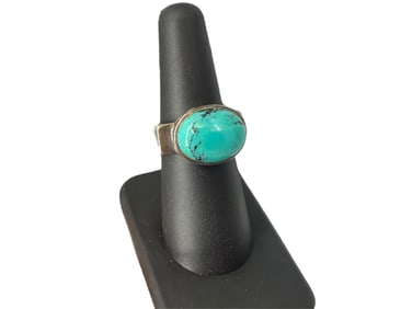 Sterling Silver and Turquoise Stone Ring