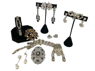 Vintage Rhinestone Jewelry & Accessories