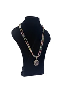Tourmaline and Hematite Stones Necklace