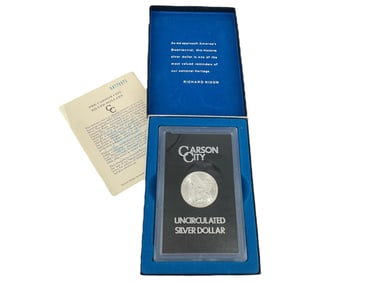 1884-CC Morgan Silver Dollar Coin in Presentation Box