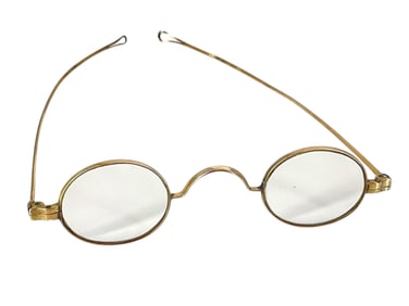 Antique Spectacles w/Yellow Gold Content