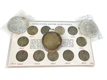 U.S. Coins and Money Clip with Coin