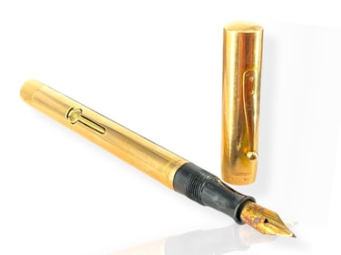 Vintage Waterman's 14k Yellow Gold Fountain Pen