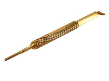 14k Telescoping Pencil with Lovely Textured Exterior