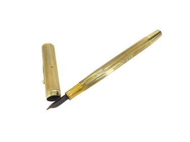 Vintage Waterman's 14k Yellow Gold Fountain Pen