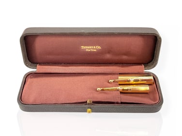 In the Original Antique "TIFFANY & CO. New York" Box - 14k Hallmarked Tiffany Fountain Pen and