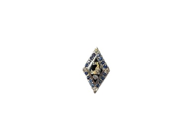 Tiny Society Pin w/Diamonds Dated for 1927