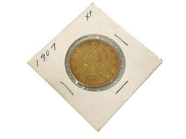 1907-P U.S. $10.00 Gold Eagle Coin