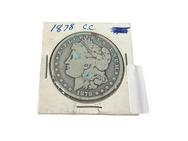 1878-CC Morgan Silver Dollar Coin