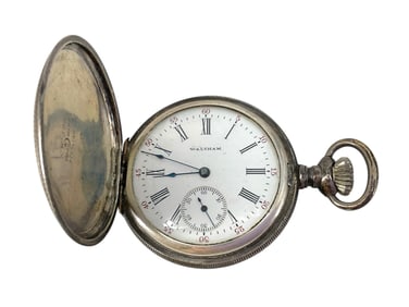 Waltham Antique Silver Pocket Watch