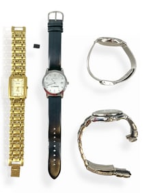 Four Mens' Quartz Watches - Some Promotional - One Has a Dale Earnhardt Theme