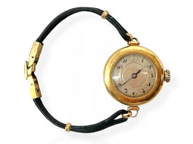 Vintage Wrist Watch from Gruen with a Gold Case