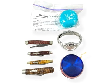 "Fossil" Unisex Watch, Pocket Knives and Yo-Yos