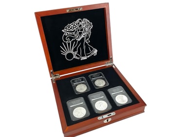 Complete Set of American Silver Eagle Dollar Coins