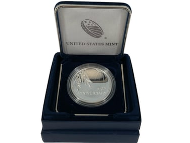 End of WWII 75th Anniversary Silver Medal