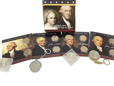 Coin Keychains, Silver Dollar Coins, Modern Dollar Coins