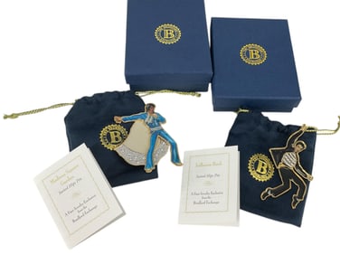 Two Elvis Presley "Swivel Hips Pins" from The Bradford Exchange - Never Worn in Original Boxes