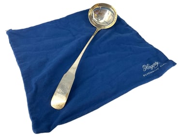 Stylish Antique Coin Silver Ladle by Shepherd & Boyd, Albany NY