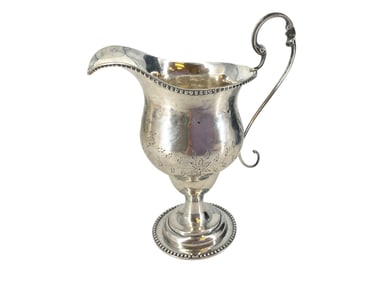 Lovely Antique Silver Creamer by William Gilbert, NY, Circa 1795