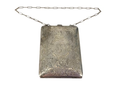 Vintage/Antique NĂˆcessaire Purse in Silver