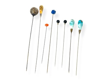 Hatpin Fun: Eight Vintage Hatpins