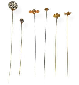 Hatpin Fun: Vintage Hatpins with Rhinestones