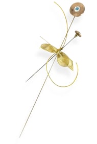 Two Showy, Pretty Vintage Hatpins