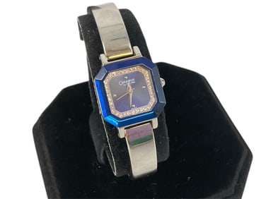 Pretty Caravelle by Bulova Watch in Box and Braided Leather Bracelet