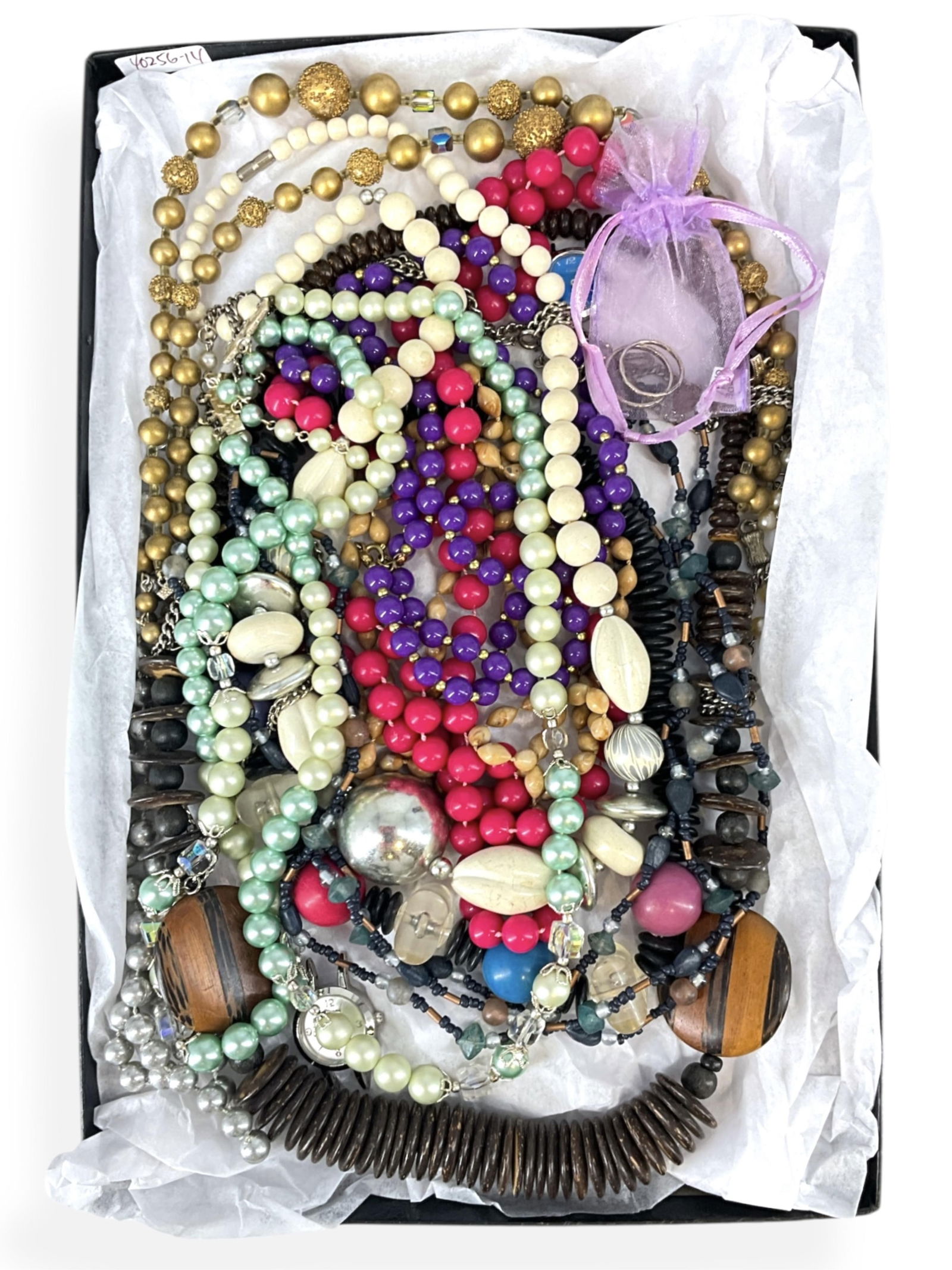 Multiple Fashion Necklaces, Timex Quartz Fashion Watch, Two Lovely Silver Bands/Rings (1 of 10)