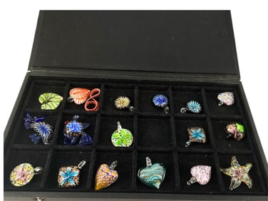 Assortment of Glass Pendants