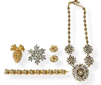 Silver, Part-Silver and Silver Tone Jewelry Items