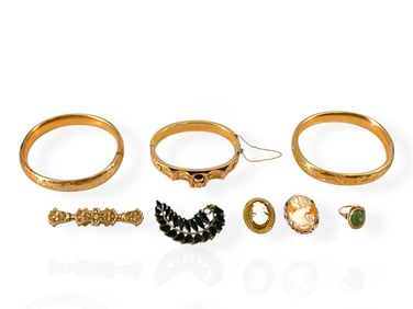 Antique Gold-Filled Accessories