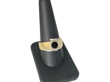 14k White Gold Mens' Ring - Mounting Only