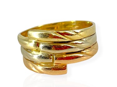 14kt Tri-Tone Gold Ring