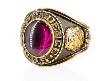 Josten's 10k Yellow Gold Independence High School From 1983