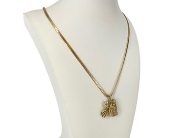 Substantial 14k Chain with 14k Lobster Pendant