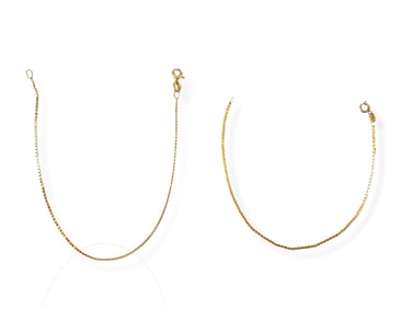 Two 14kt Yellow Gold Bracelets