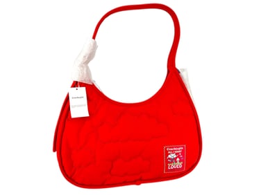 NWT COACH "Coachtopia Loop Ergo Bag" Designed w/Cloud Quilting in Rosebud Red