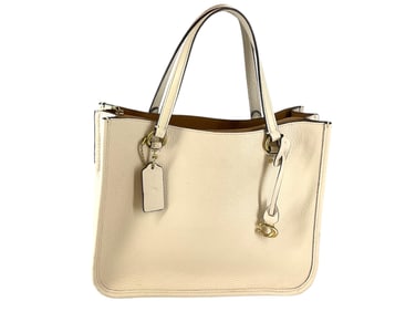 Popular COACH "Tyler" Carryall Bag in Chalk Color