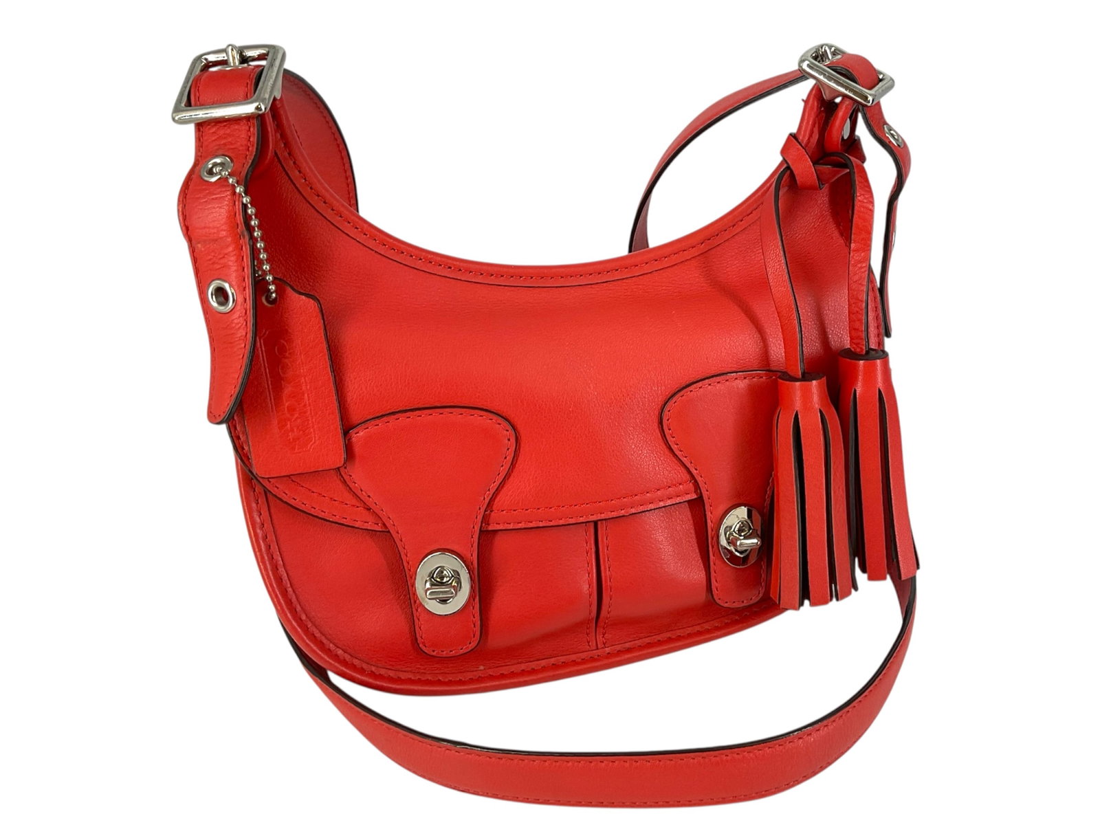 COACH Legacy "Amanda" Bag in Pretty Dark Salmon Color (1 of 7)